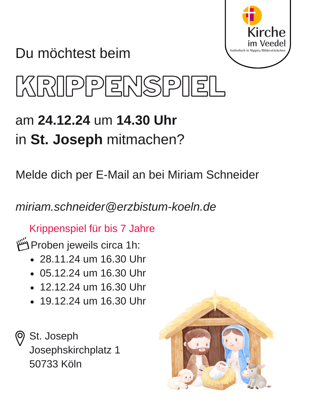 Krippenspiel Joseph